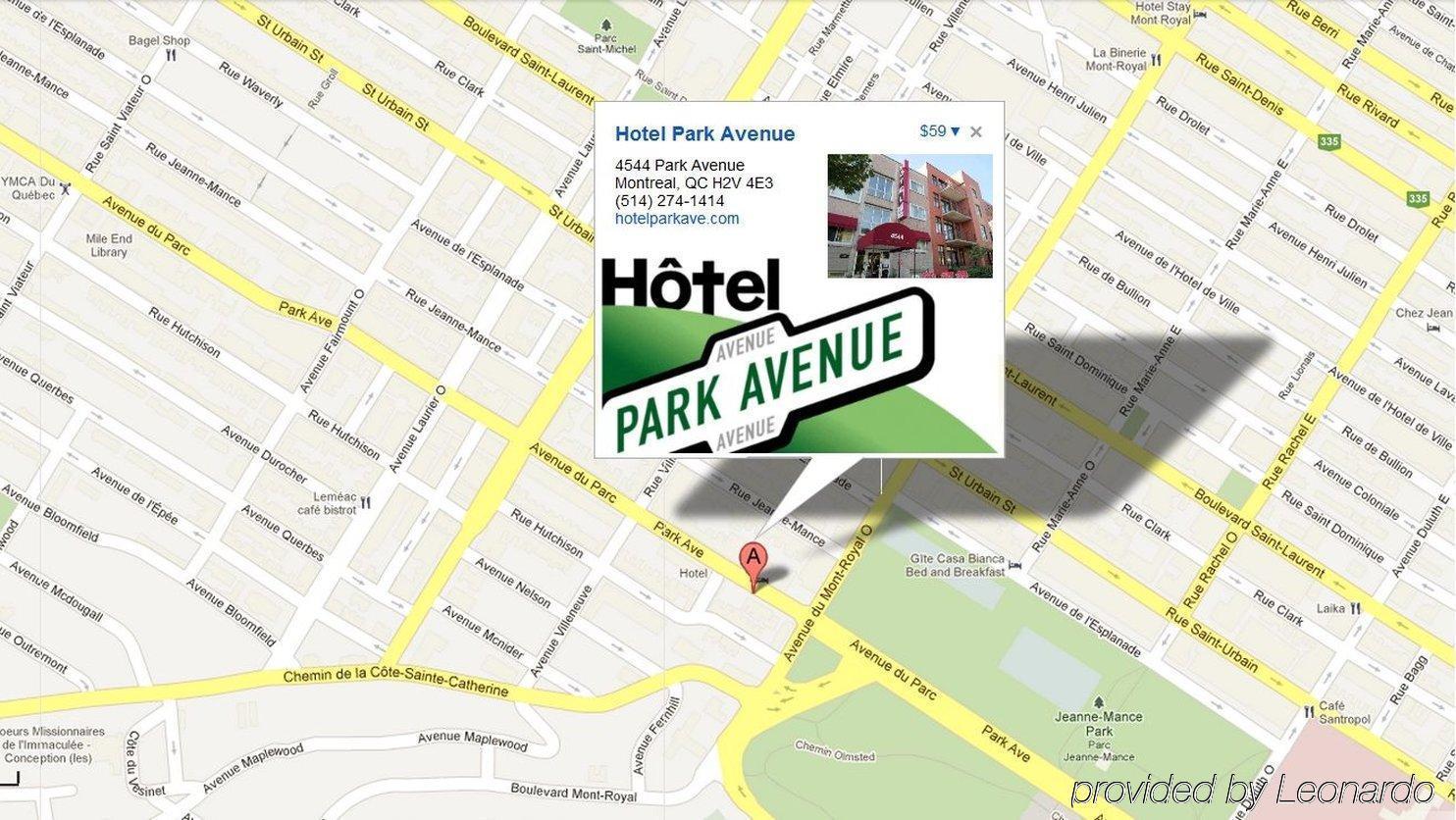 Hotel Park Avenue Montreal Luaran gambar